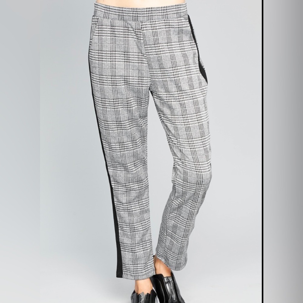 Treasure & Bond Plaid Pants
